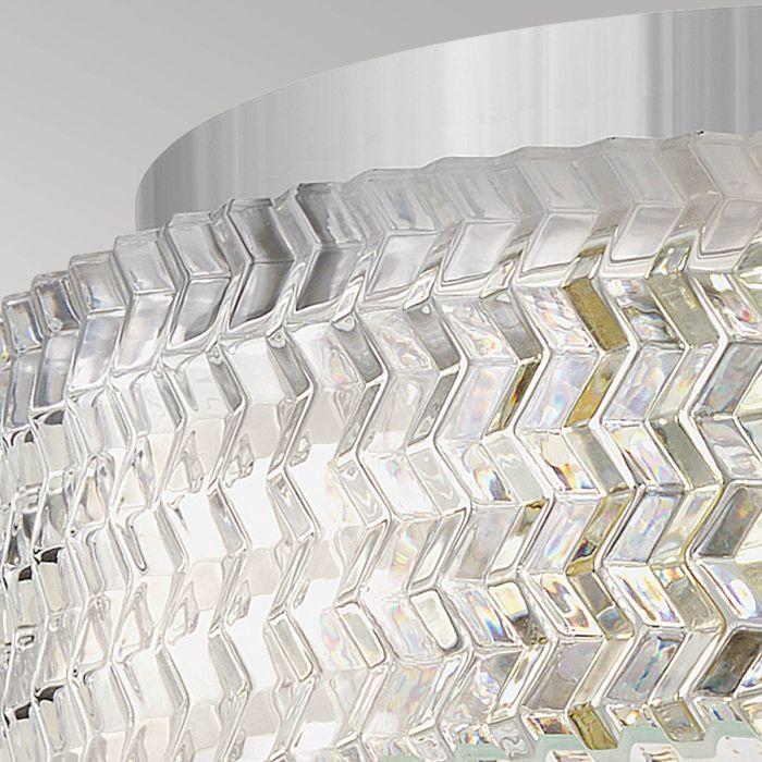 Elstead Lighting Elle 2 Lt Small Flush - Chrome