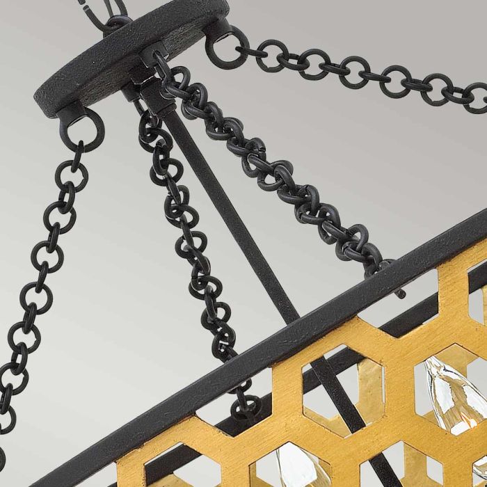 Elstead Lighting Felix 6 Light Pendant - Sunset Gold