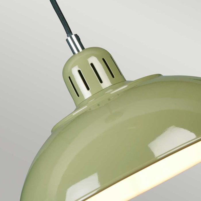 Elstead Lighting Franklin 1 Light Pendant - Green