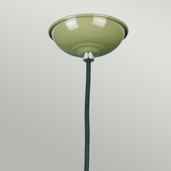 Elstead Lighting Franklin 1 Light Pendant - Green