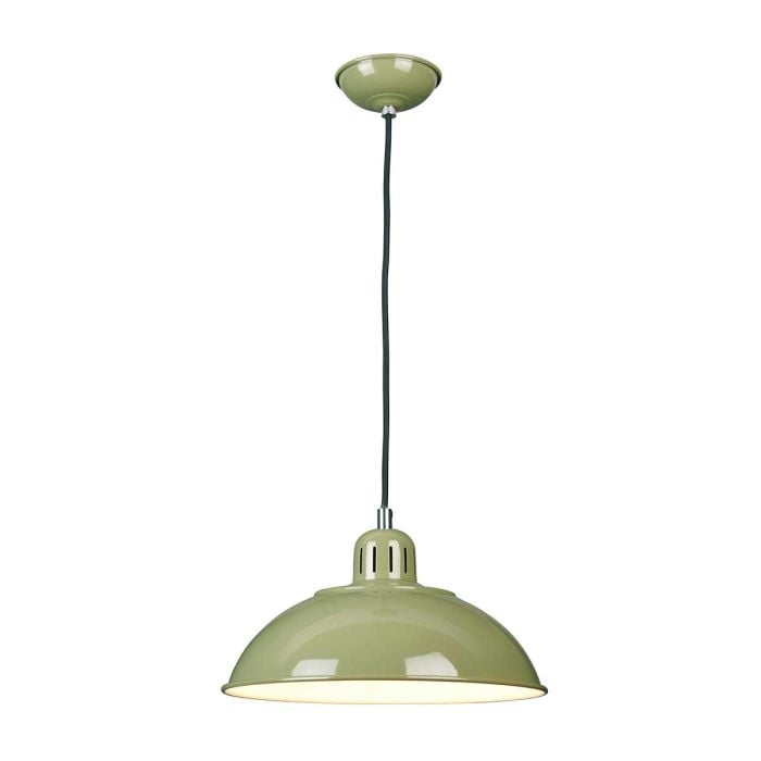 elstead lighting Franklin 1 Light Pendant - Green