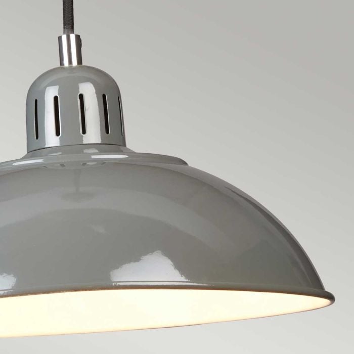 Elstead Lighting Franklin 1 Light Pendant - Grey