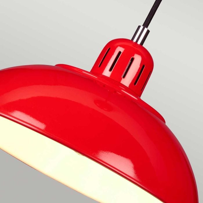 Elstead Lighting Franklin 1 Light Pendant - Red