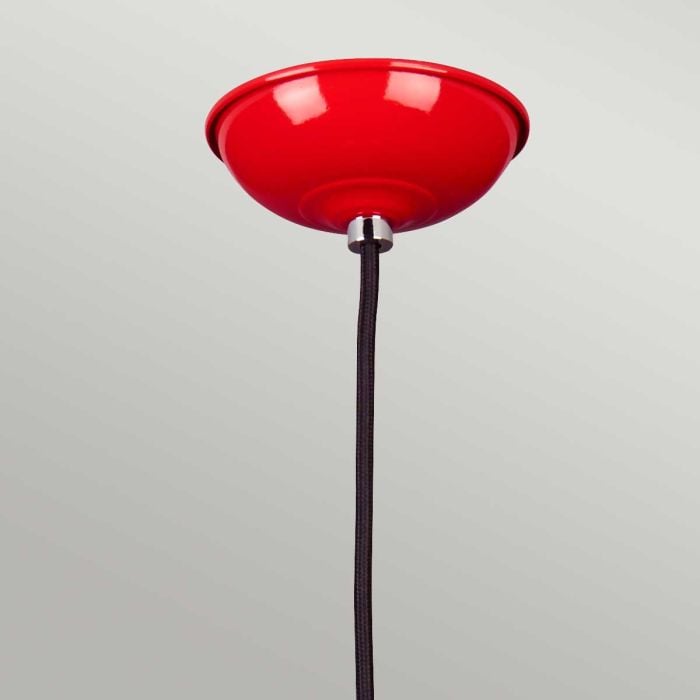 Elstead Lighting Franklin 1 Light Pendant - Red