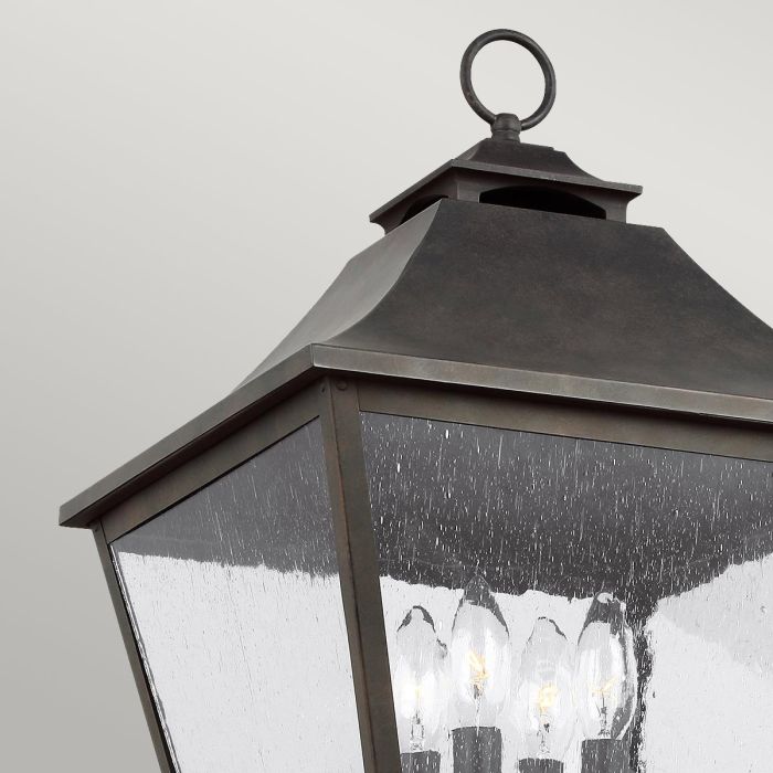 Elstead Lighting Galena 4 Light Lamp Post - Sable
