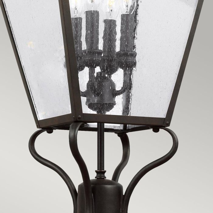 Elstead Lighting Galena 4 Light Lamp Post - Sable