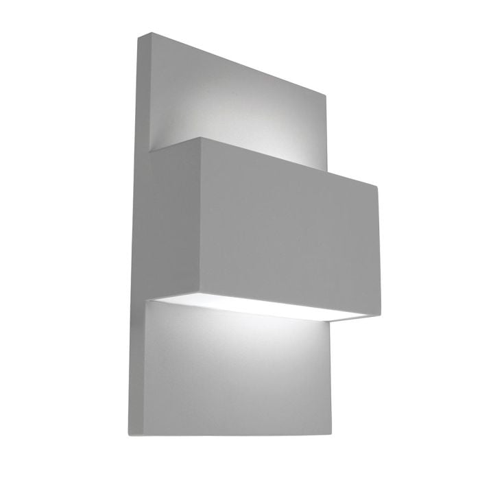 elstead lighting Geneve E27 Wall Lantern - Aluminium