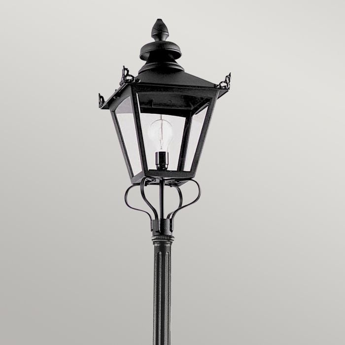 Elstead Lighting Grampian 1 Light Lamp Post - Black