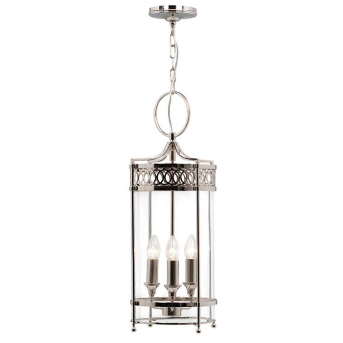 elstead lighting Guildhall Pendant - Polished Nickel