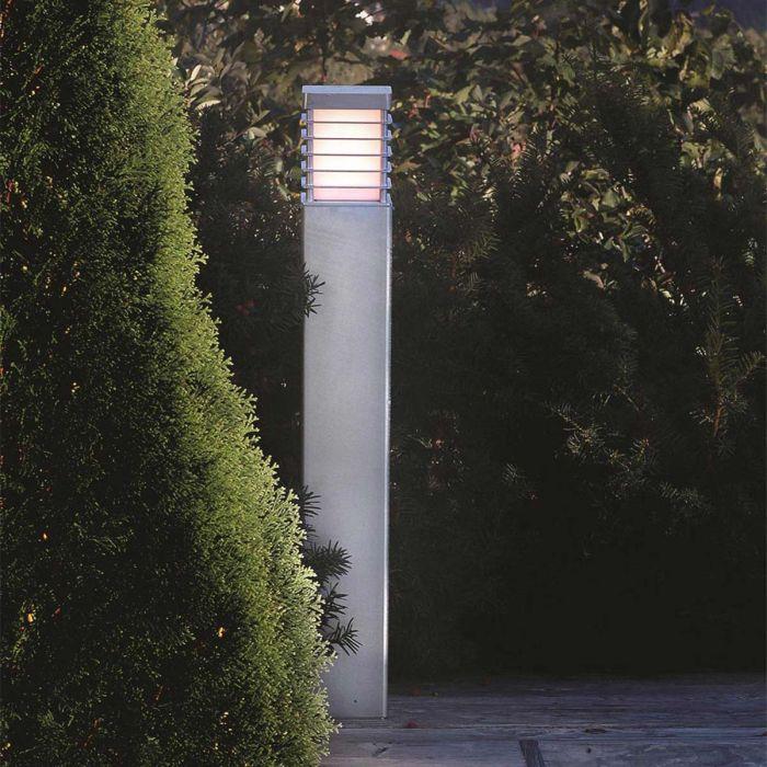Elstead Lighting Halmstad Large Bollard Galvanised