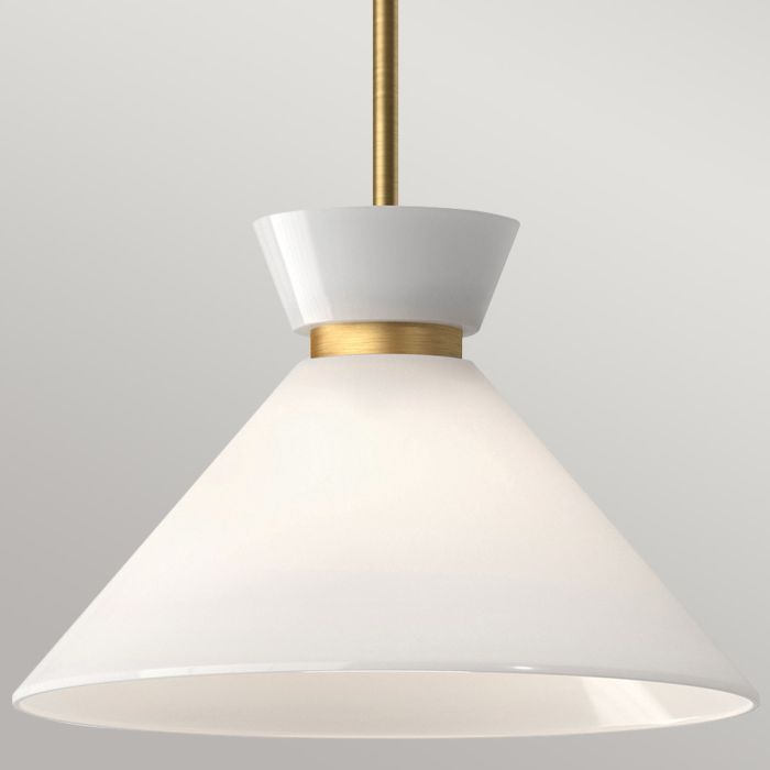 Elstead Lighting Halston 1 Lt Pendant - Brushed Gold
