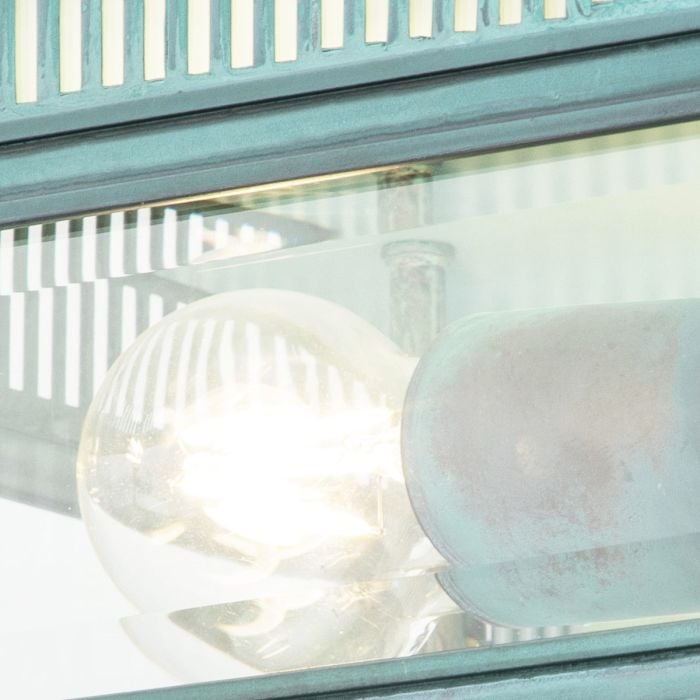 Elstead Lighting Holborn 2 Light Flush - Verdigris