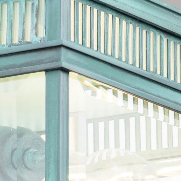 Elstead Lighting Holborn 2 Light Flush - Verdigris