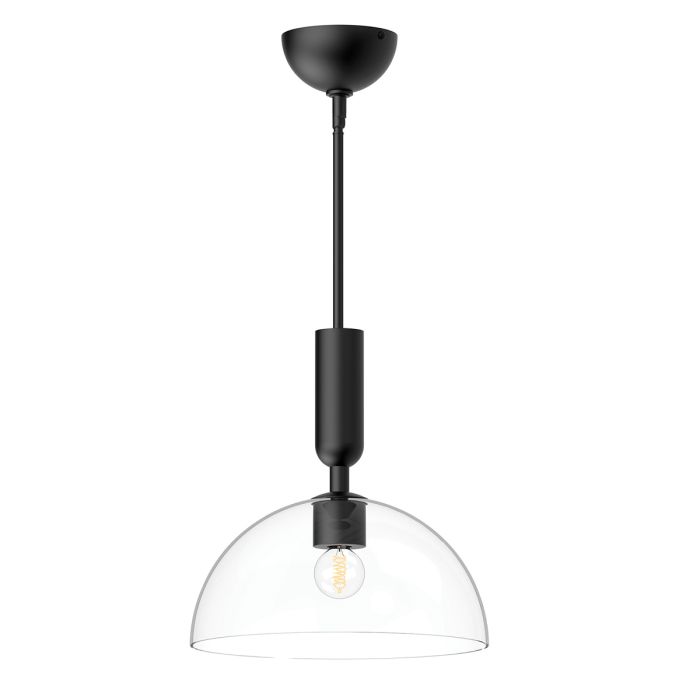 elstead lighting Jude 1 lt Pendant - Matte Black