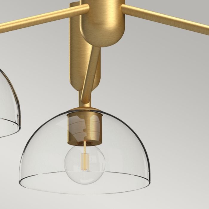 Elstead Lighting Jude 3 Lt Chandelier - Brushed Gold