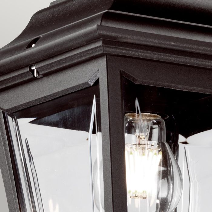 Elstead Lighting Kerry 1 Light Chain Lantern - Black