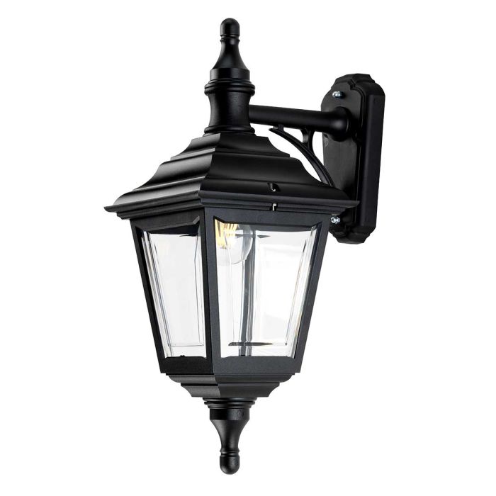 elstead lighting Kerry 1 Light Wall Lantern - Black