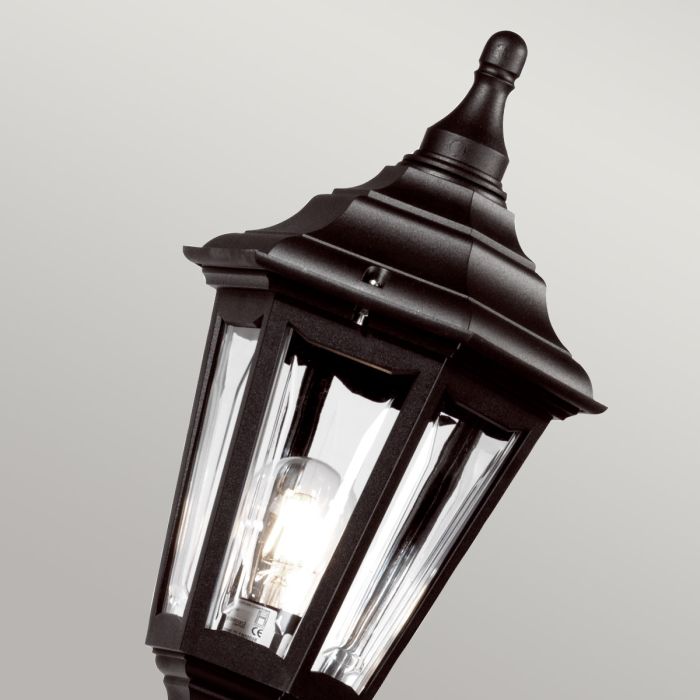 Elstead Lighting Kinsale 1 Light Lamp Post - Black