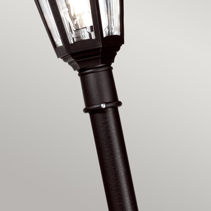 Elstead Lighting Kinsale 1 Light Lamp Post - Black
