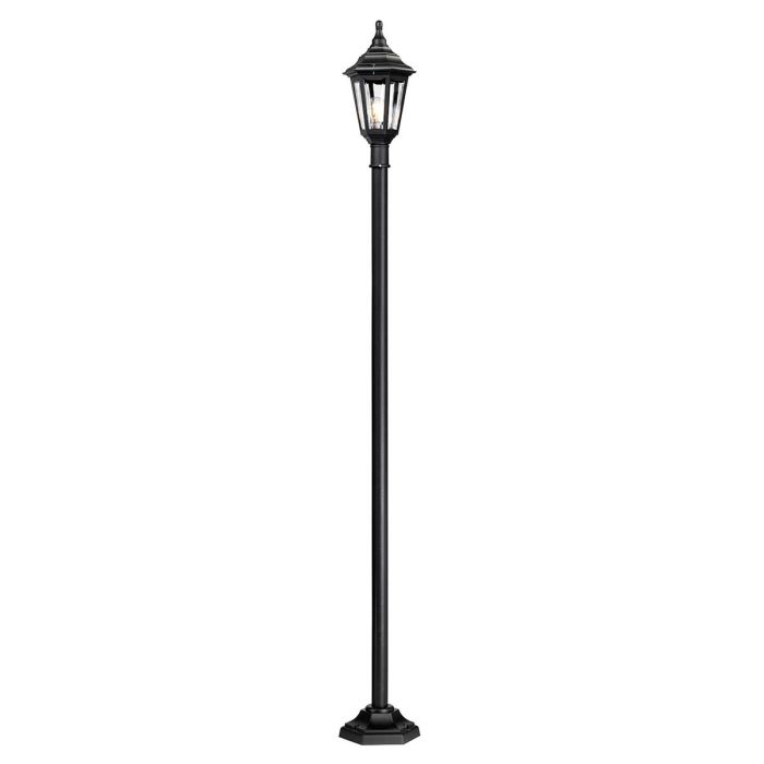 elstead lighting Kinsale 1 Light Lamp Post - Black