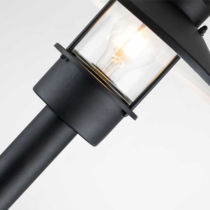 Elstead Lighting Klampenborg 1 Light Bollard - Black