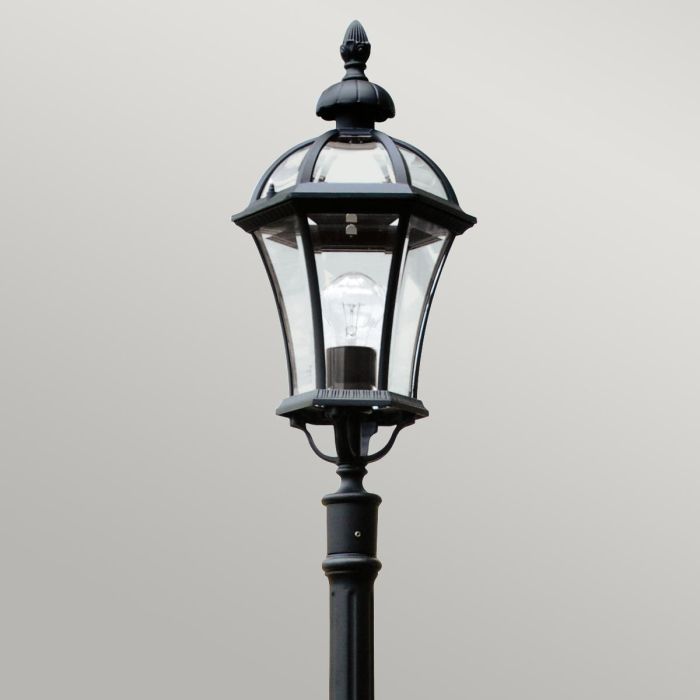 Elstead Lighting Ledbury 1 Light Lamp Post - Black