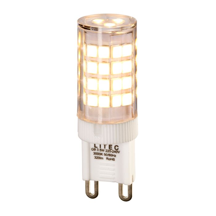 Elstead Lighting Litec G9 Lamp - Clear Plastic