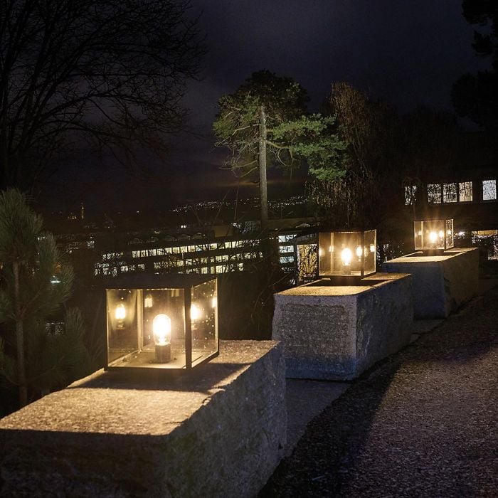 Elstead Lighting Lofoten 1 Light Pedestal - Black