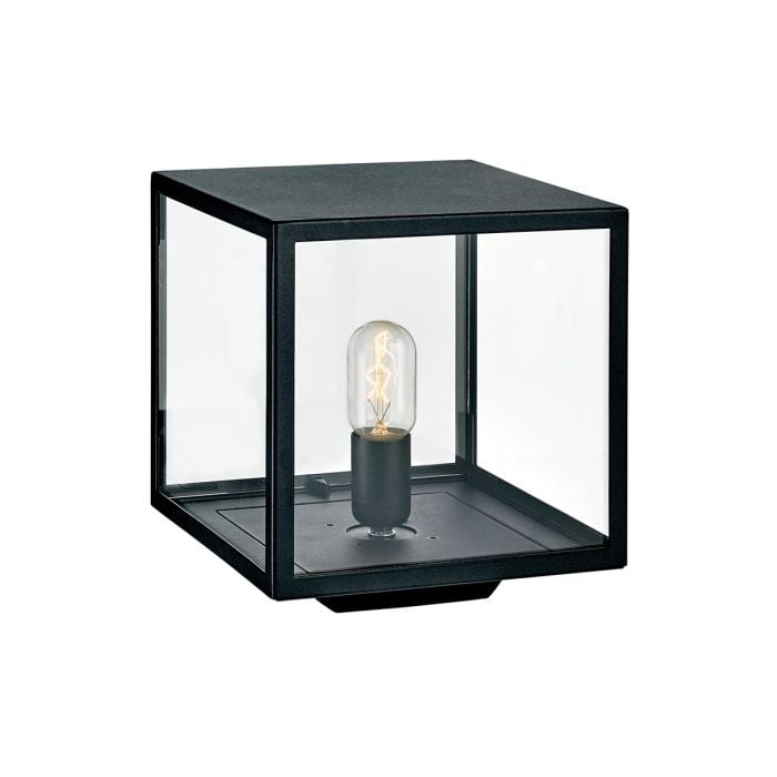 elstead lighting Lofoten 1 Light Pedestal - Black