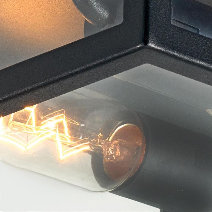 Elstead Lighting Lofoten 2 Light Flush - Flat - Black