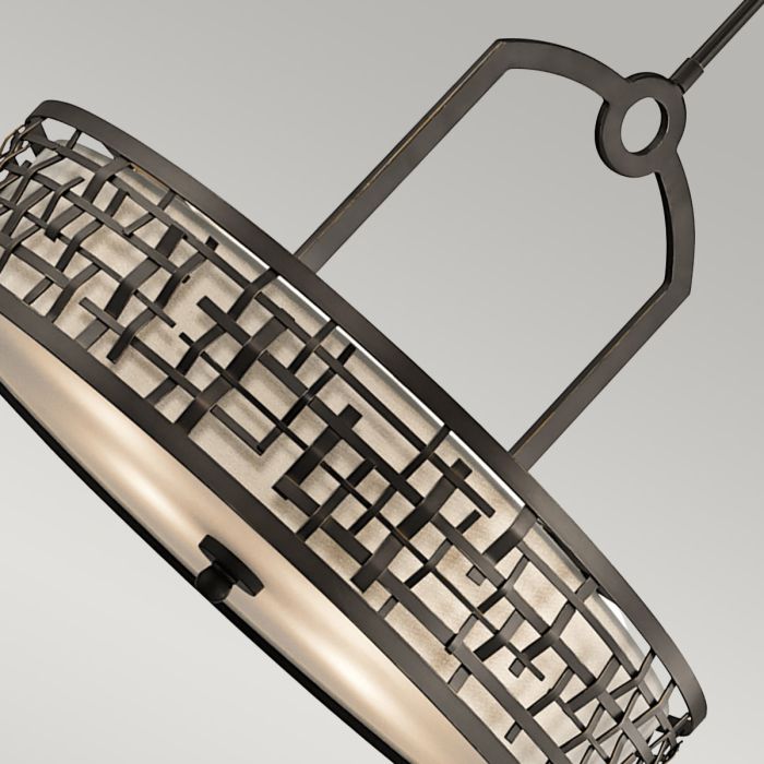 Elstead Lighting Loom 4 Light Pendant - Olde Bronze