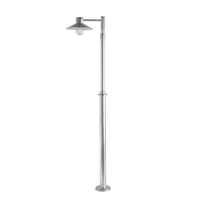 elstead lighting Lund 1 Light Lamp Post - Galvanised