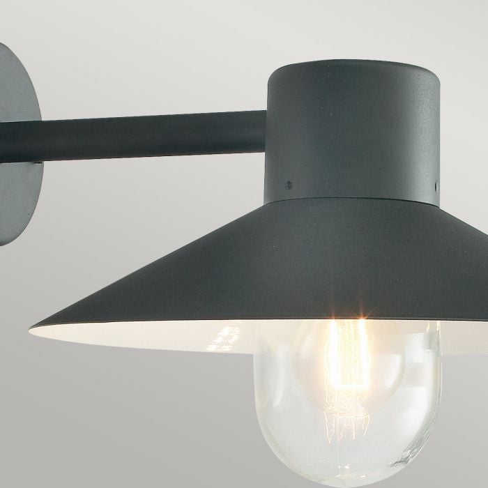 Elstead Lighting Lund 1 Light Wall Lantern - Black