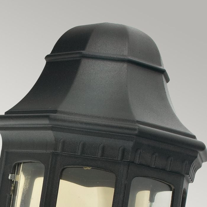 Elstead Lighting Malaga 1 Light Wall Lantern - Black
