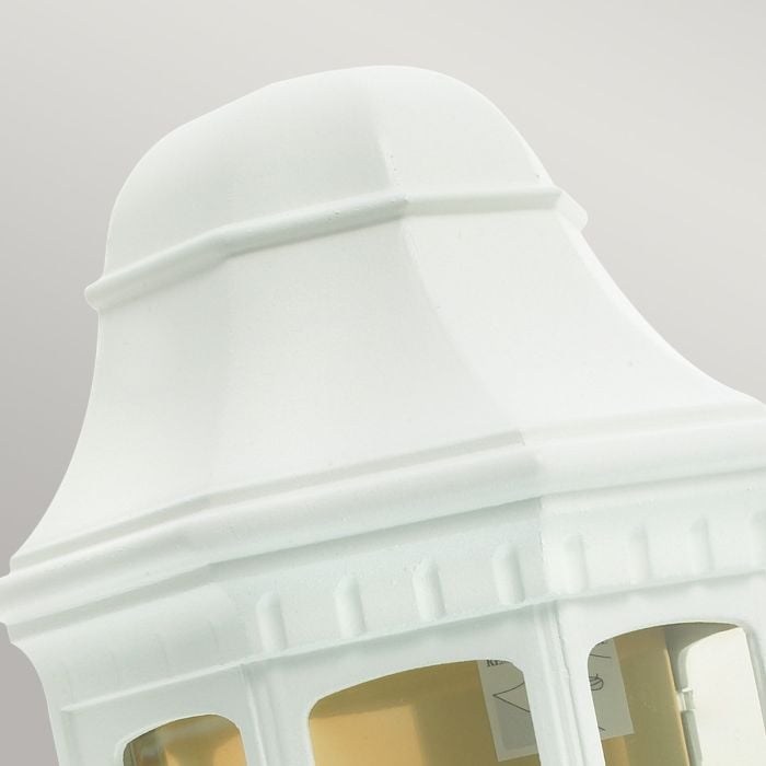 Elstead Lighting Malaga 1 Light Wall Lantern - White