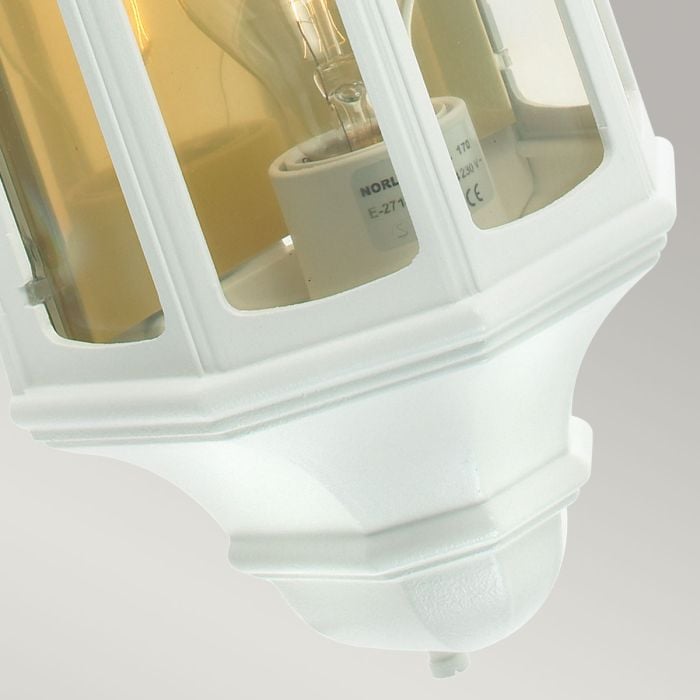 Elstead Lighting Malaga 1 Light Wall Lantern - White