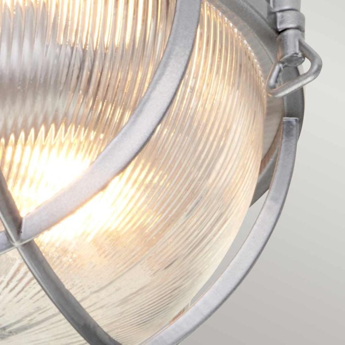 Elstead Lighting Marina 2 Light Flush - Silver