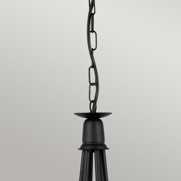Elstead Lighting Minster 6 Light Chandelier - Black