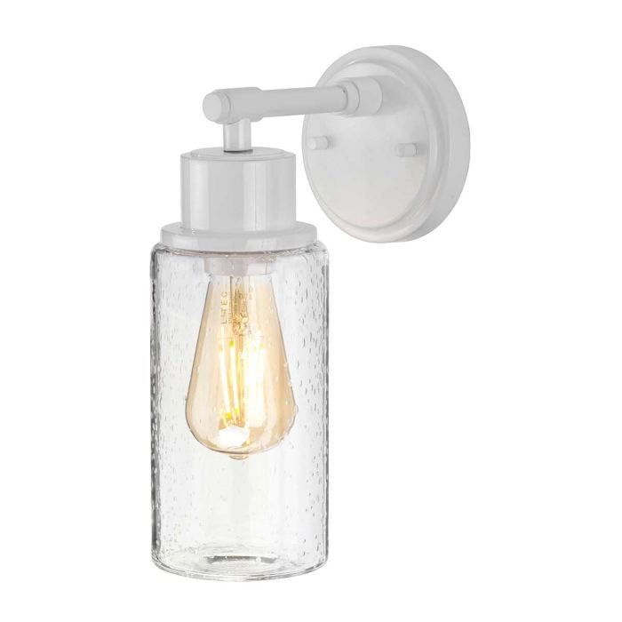 elstead lighting Morvah 1 Light Wall Light - White