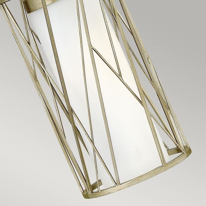Elstead Lighting Nest 1 Light Pendant - Silver Leaf