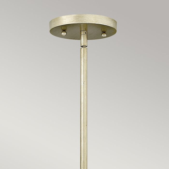 Elstead Lighting Nest 1 Light Pendant - Silver Leaf