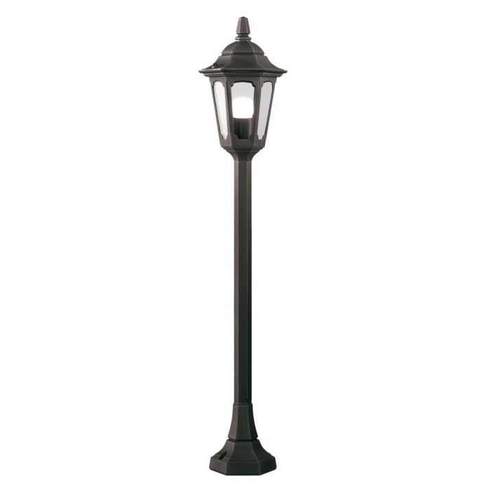 elstead lighting Parish Mini 1 Light Pillar - Black