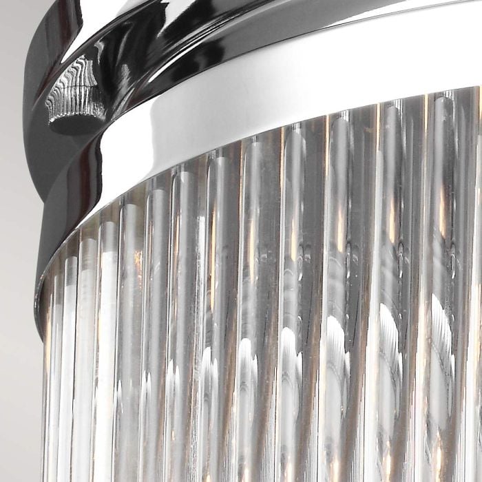 Elstead Lighting Paulson 3 Light Flush - Chrome