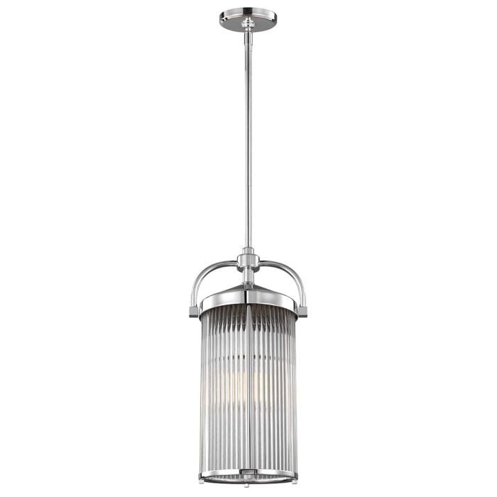 elstead lighting Paulson 3 Light Pendant - Chrome