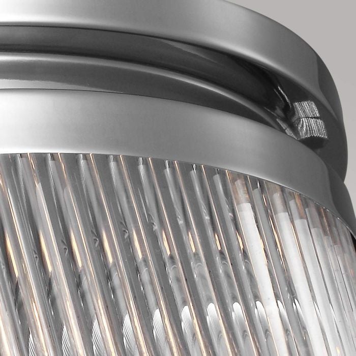 Elstead Lighting Paulson 4 Light Flush - Chrome