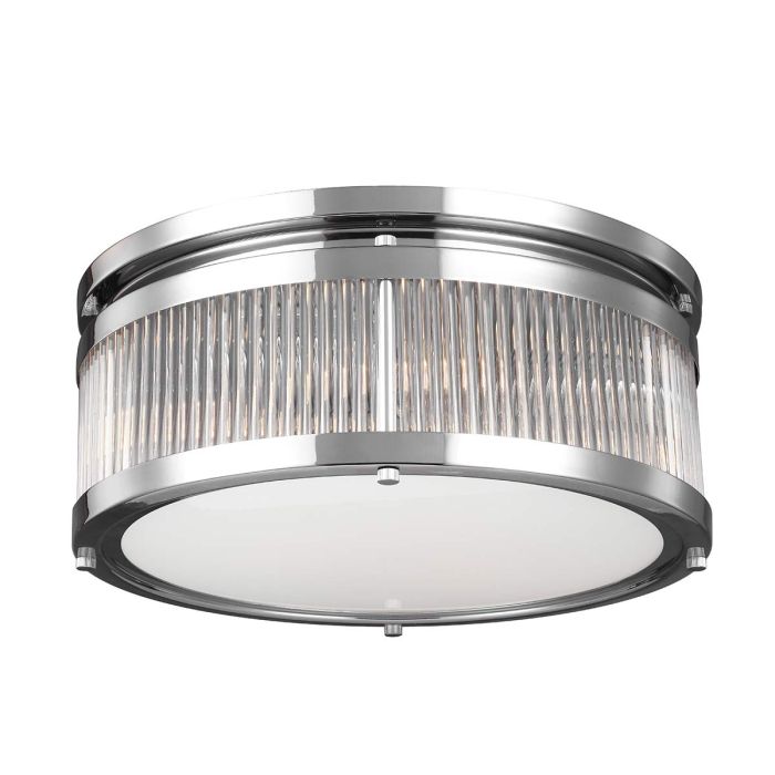 elstead lighting Paulson 4 Light Flush - Chrome