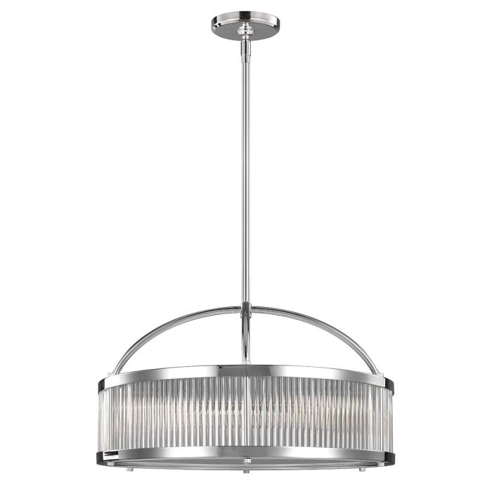 elstead lighting Paulson 6 Light Pendant - Chrome