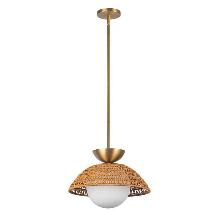 Elstead Lighting Perth 1 Lt Pendant - Brushed Gold