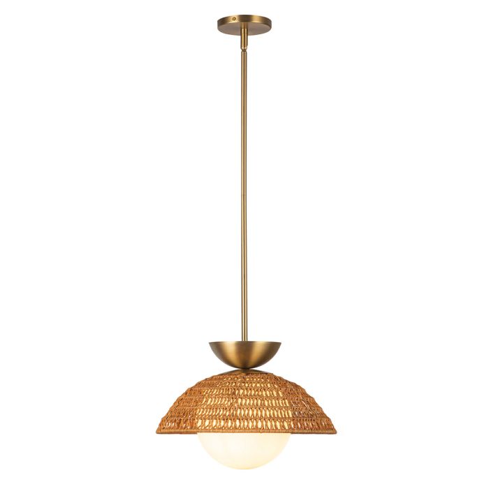 Elstead Lighting Perth 1 Lt Pendant - Brushed Gold
