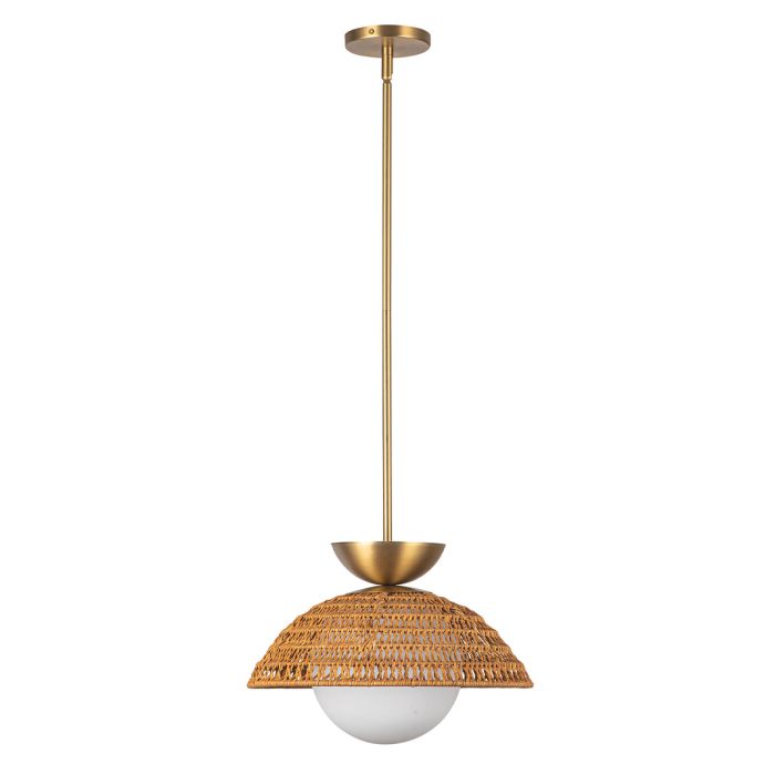 Elstead Lighting Perth 1 Lt Pendant - Brushed Gold